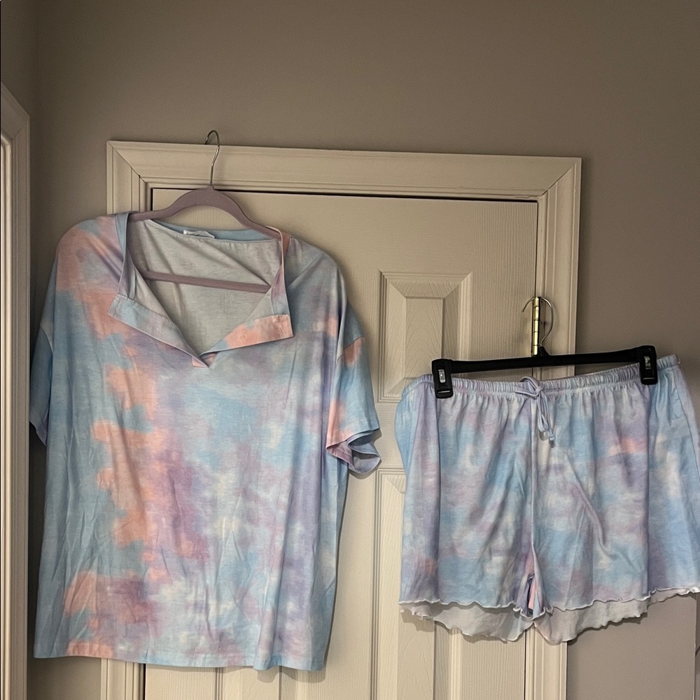 Women's Tie-Dye Sleepwear Set